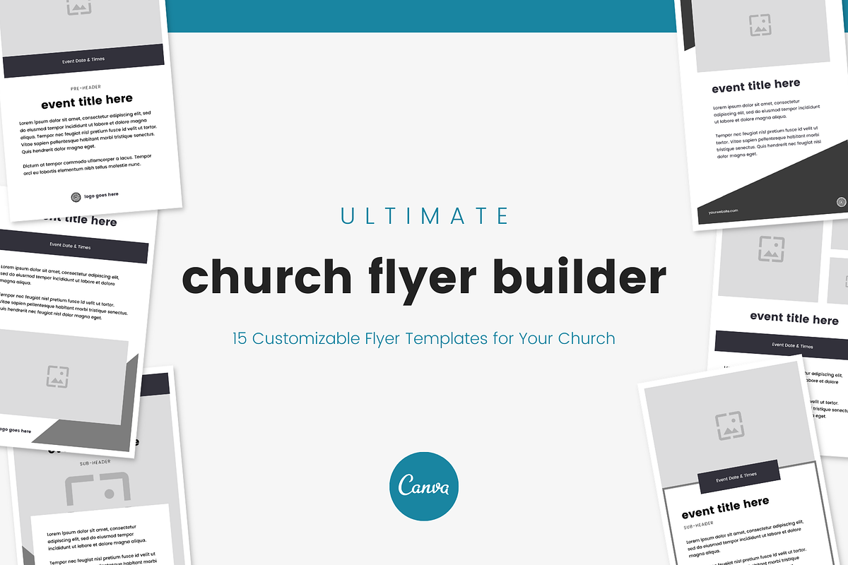 Ultimate Church Flyer Builder, a Flyer Template by Creative Media Box (Photo 1 of 3)
