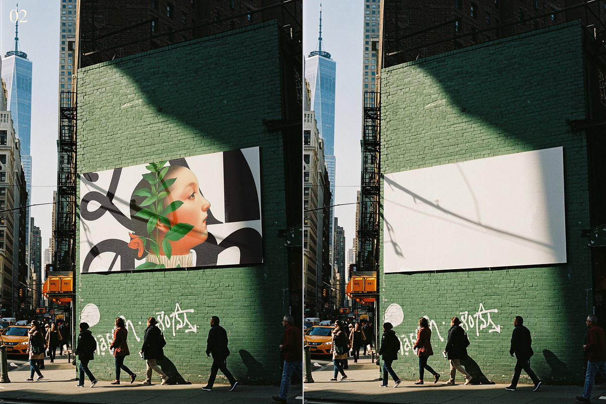 NY Poster Mockup Bundle, an Advertising Mockup by Goodies.Buro (Photo 3 of 6)