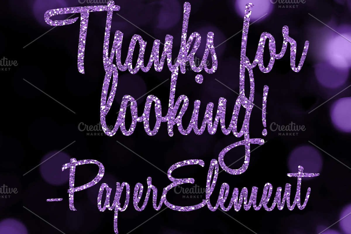 Purple Glitter Alphabet Clip Art, an Object Graphic by Paper Element (Photo 5 of 5)