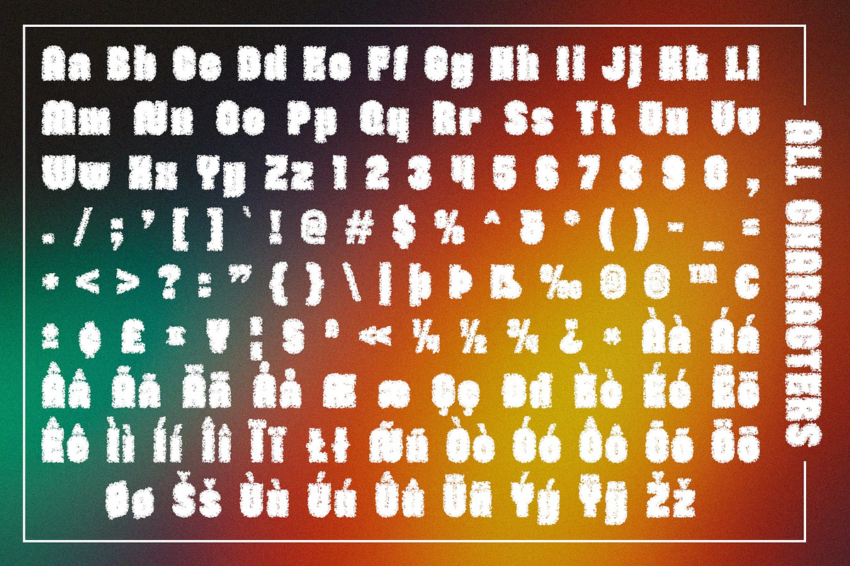 Bamboly Unfocus, a Sans Serif Font by Craft Supply Co. (Photo 8 of 8)