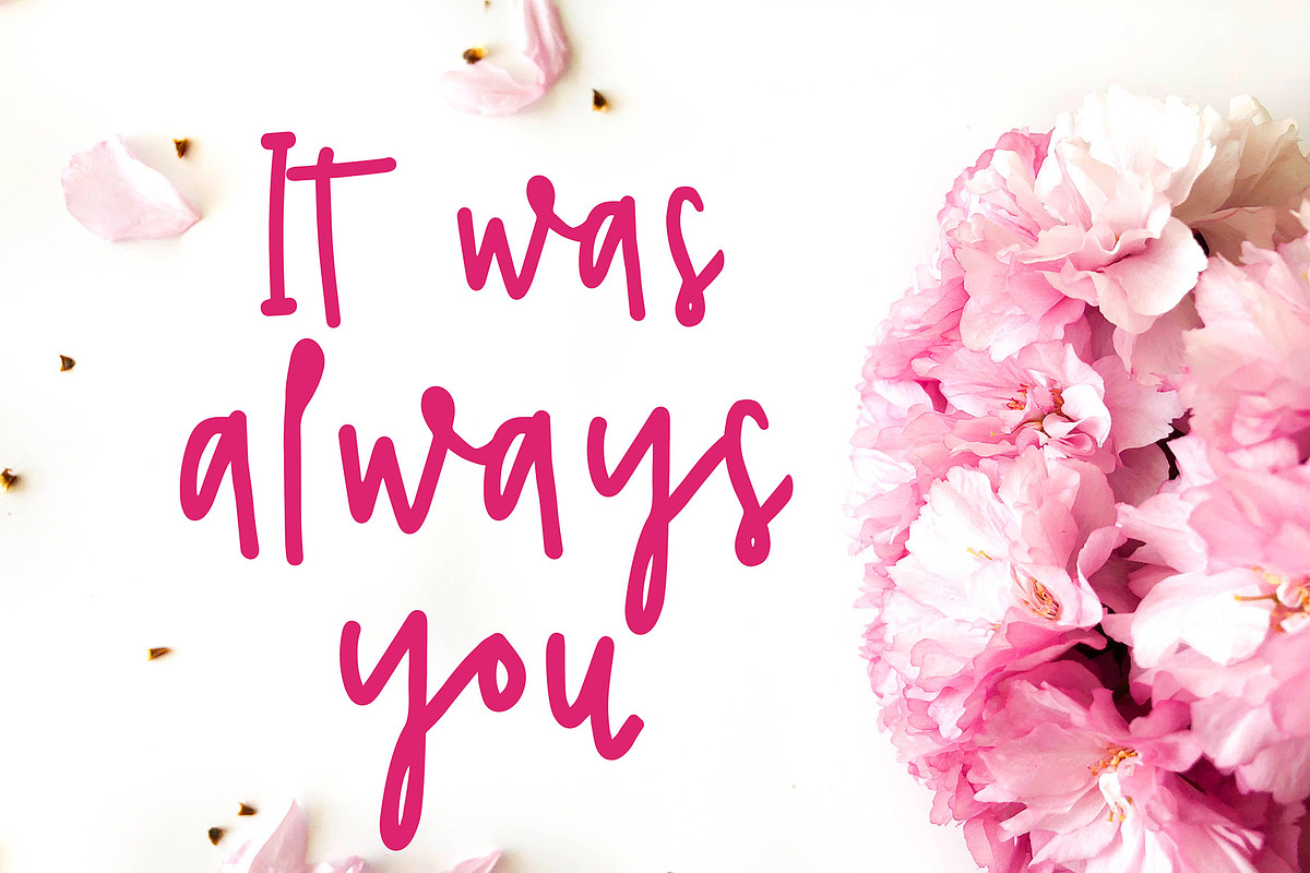 Girly Font Bundle, a Script Font by Affinity Grove (Photo 23 of 25)