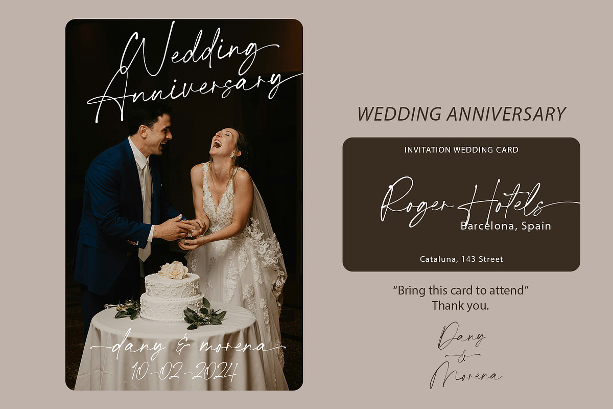 Gaterwell - Modern Chic Calligraphy, a Script Font by Myn Type (Photo 5 of 13)