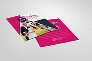 Wedding Invitation Postcard Template, a Card Template by Business Flyers (Thumbnail 4 of 4)