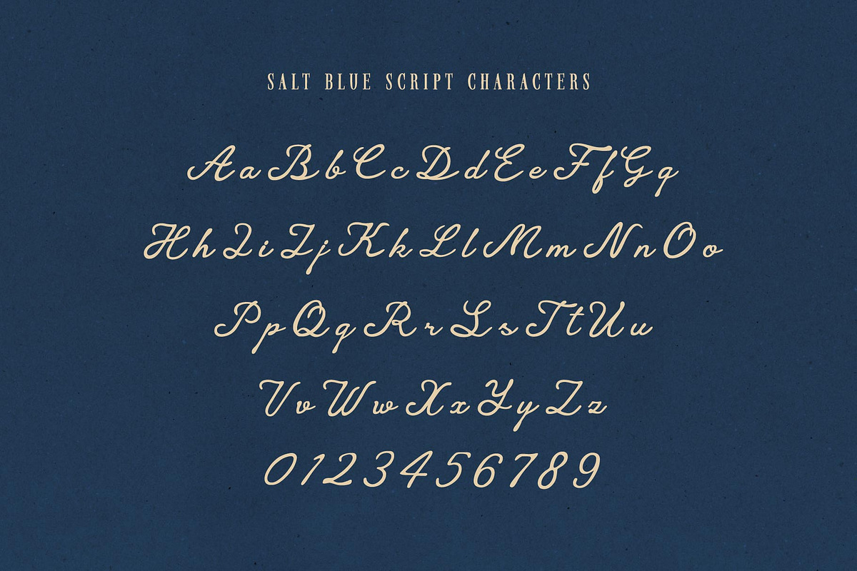 Salt Blue; Romantic Font Duo, a Font by Eko Bimantara (Photo 13 of 14)