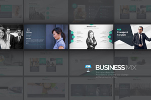 Business Mix Keynote Template, a Presentation Template by Stock Shape