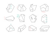 Geometric Logos Pack, a Branding & Logo Template by Lera Efremova (Thumbnail 3 of 6)