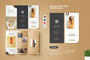 Summer Fashion Show Trifold Brochure