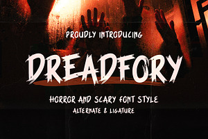 Dreadfory - Horror And Scary Font