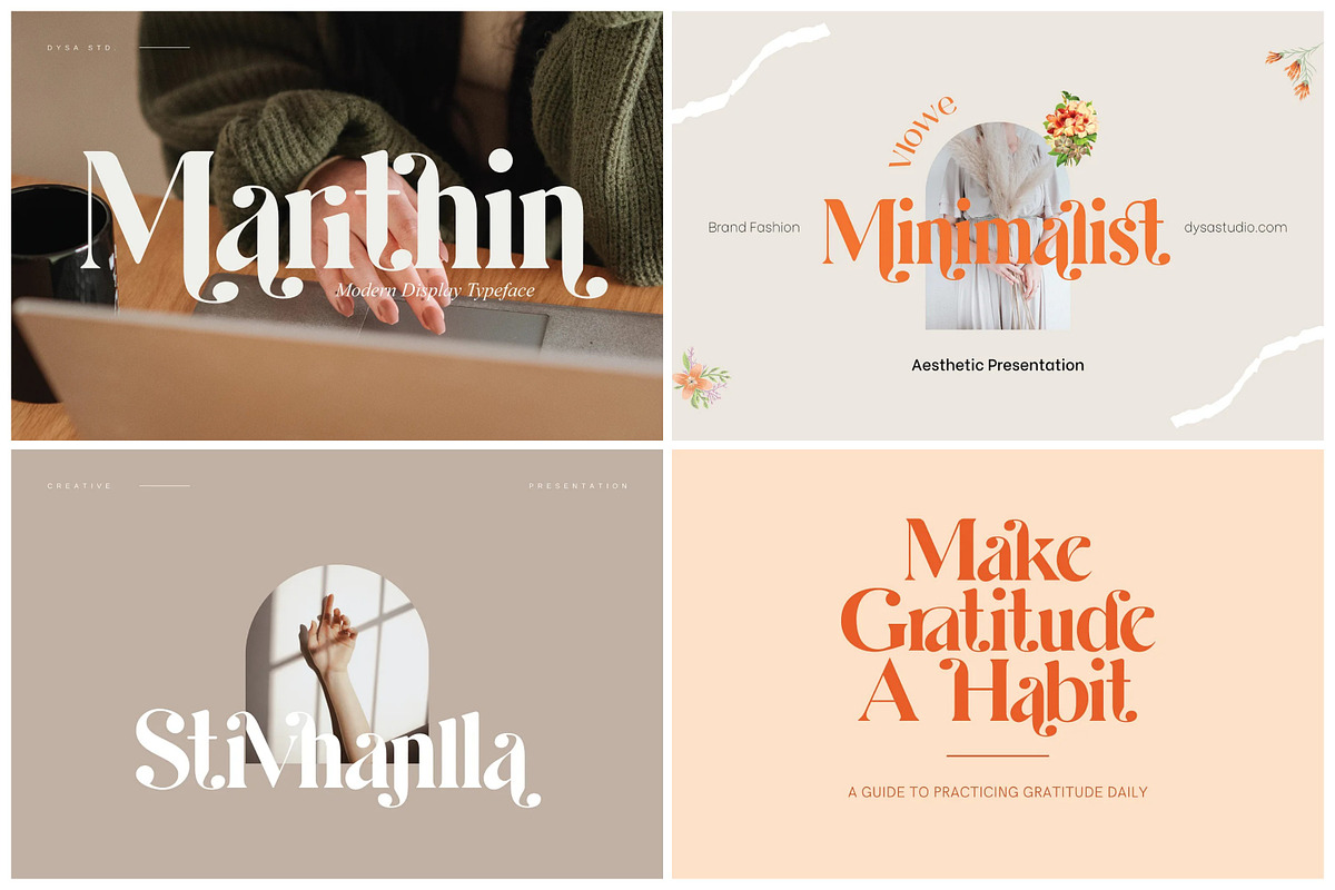 Authentic Modern Font Bundle, a Serif Font by DYSA Studio (Photo 6 of 11)