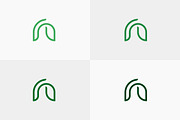 Modern Organic Line N Letter Logo, a Branding & Logo Template by arhabib (Thumbnail 4 of 7)