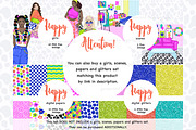 Groovy Clipart Bundle | Retro Image, an Object Illustration by GlamArtZhanna (Thumbnail 4 of 4)