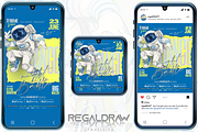 Dance Battle Social media Template, a Social Media Template by regalDRAW (Thumbnail 1 of 4)