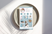 Business Card Template - Blue, a Business Card Template by SunshineStudioBoutique (Thumbnail 5 of 9)