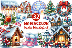 Cozy Winter Wonderland Collection, an Illustration by Dream Creation