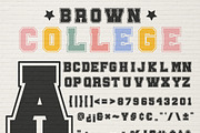 College Font- Sporty Design, a Slab Serif Font by MaxArt Foundry (Thumbnail 4 of 9)