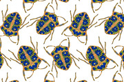 Cornflower Beetle Seamless Vector, a Pattern Graphic by NayaChu (Thumbnail 2 of 9)