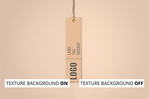 Rectangle Clothing Label Tag Mockup