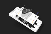 iPhone X Multilayer Mockup Set, an iPhone Mockup by Seven Lights (Thumbnail 12 of 13)