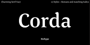 Corda, a Serif Font by Hoftype (Thumbnail 2 of 30)