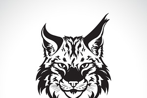 Vector Of A Lynx Head Design.