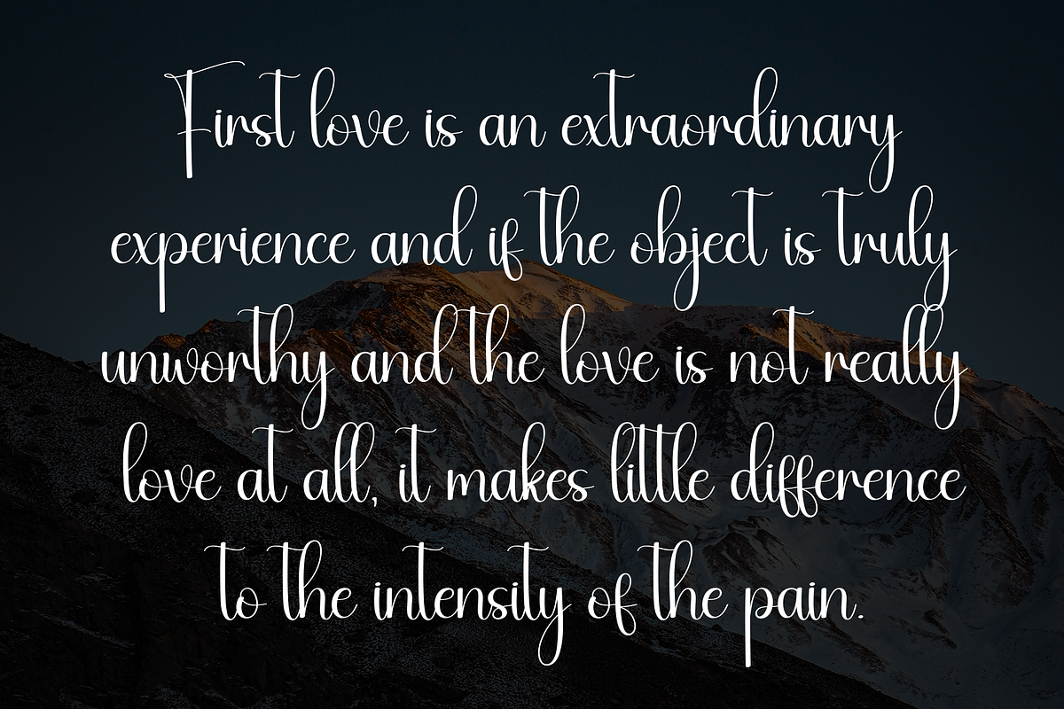 Starnight | Script Font, a Handwritten Font by Scratchones (Photo 6 of 9)