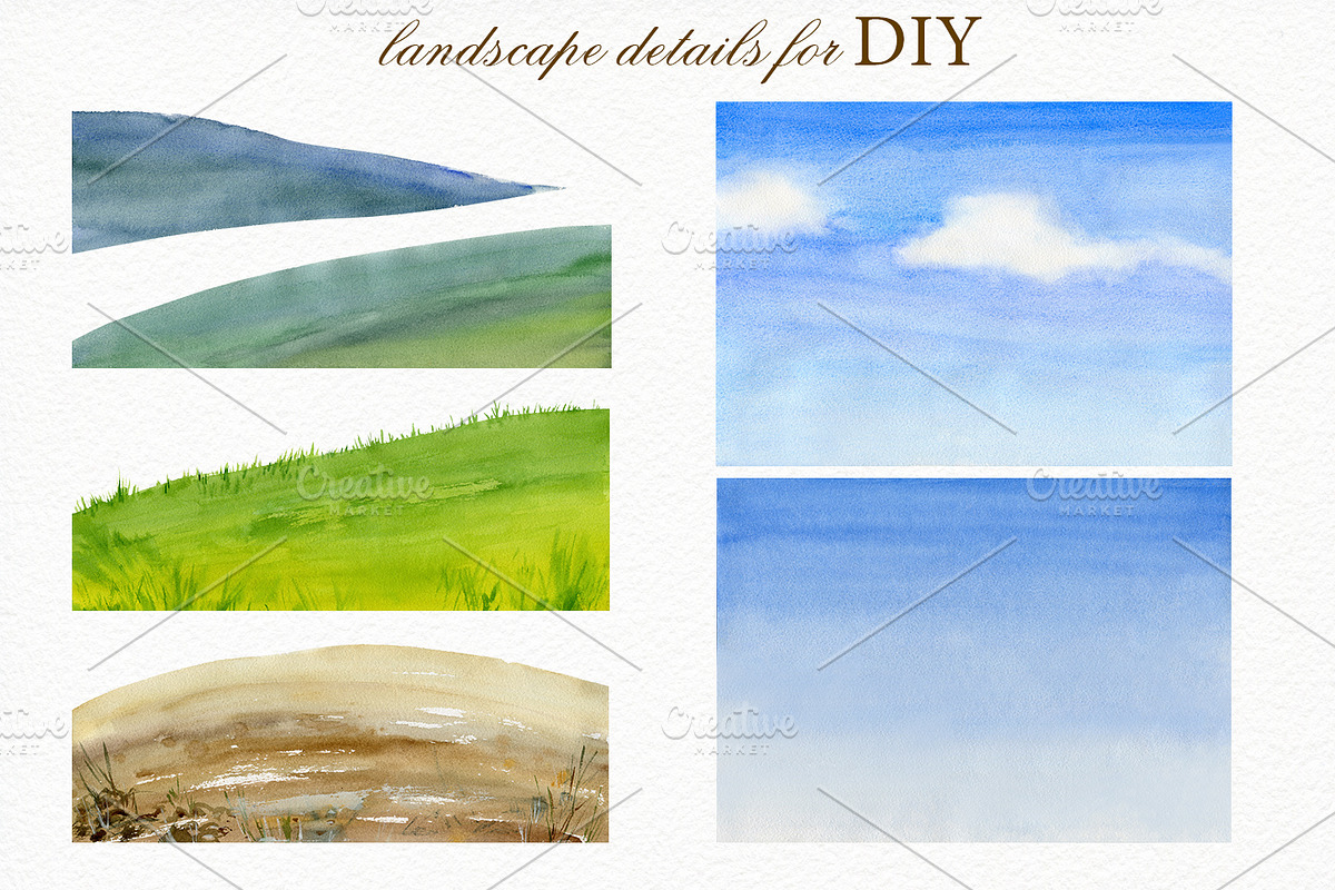 Forest watercolor designer toolkit, an Animal Illustration by Elegantia (Photo 21 of 28)