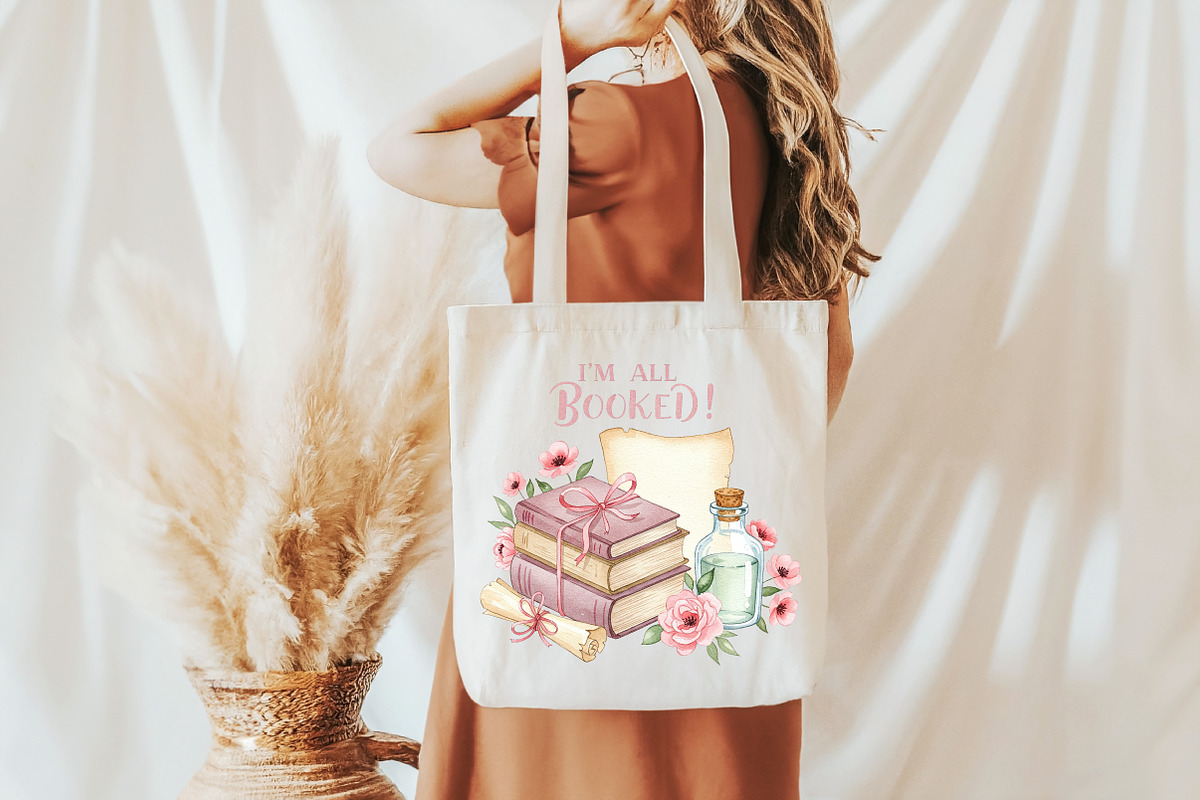 I'm All Booked Sublimation PNG, an Illustration by Libby Wishes (Photo 6 of 6)