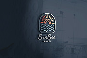 Travel Sun Sea Logo, a Branding & Logo Template by Design_Planet (Thumbnail 2 of 3)