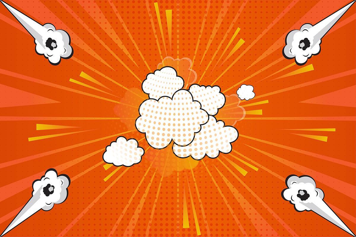 48 Vector Comic Background Bundle, a Background Graphic by MRI STUDIO (Photo 16 of 18)