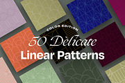 50 Elegant Linear Patterns | Color, a Pattern Graphic by Artec Maison (Thumbnail 1 of 17)