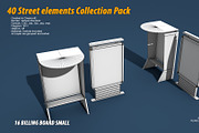 40 Street elements Collection Pack, an Architecture 3D Model by multimedia4ds (Thumbnail 33 of 70)