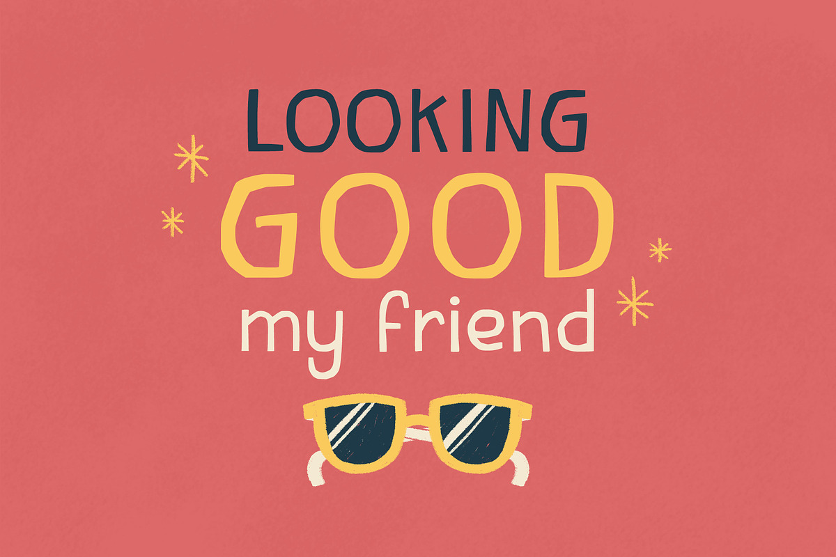 Quirky Wonky - Handwritten font, a Handwritten Font by Carole Chevalier (Photo 2 of 9)