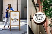 Mascot logo & coffee shop line art, a Graphic by Heartwarming Art (Thumbnail 11 of 12)