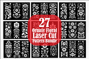 Ornate Floral Laser Cut Pattern Bun, an Object Graphic by jahid234 (Thumbnail 1 of 10)
