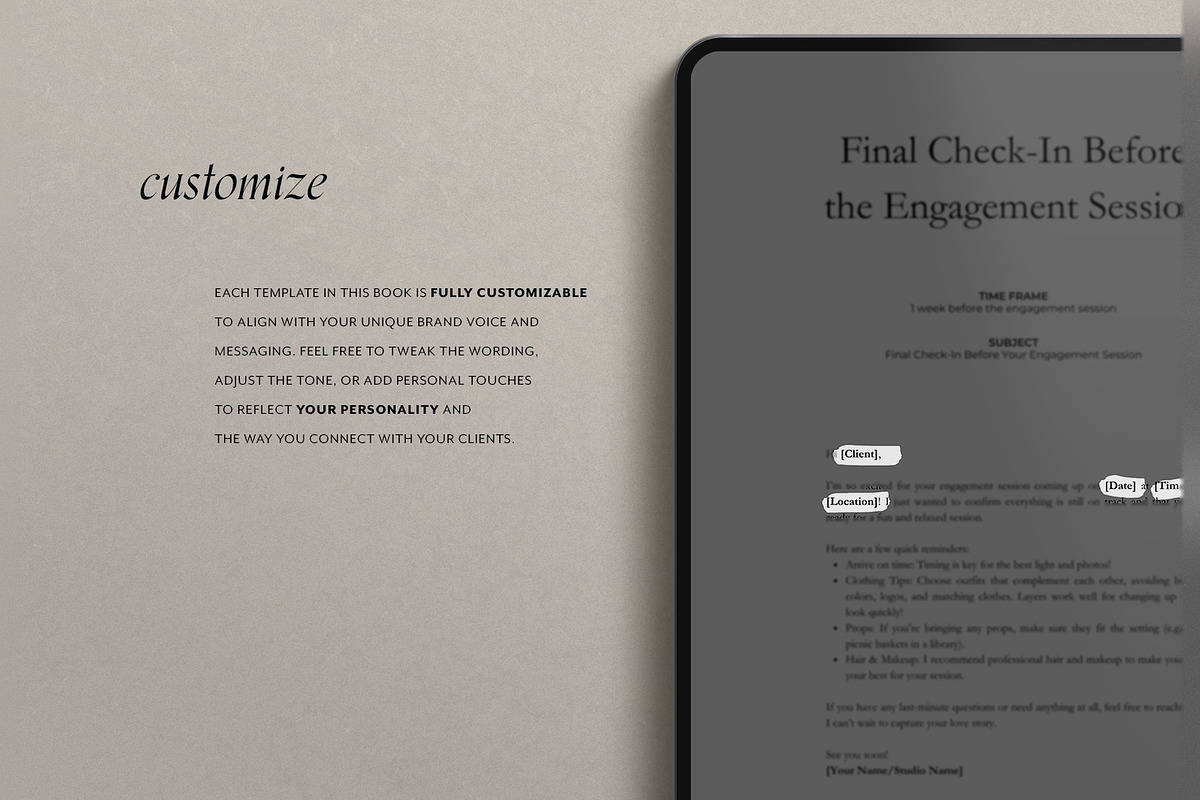 Wedding Photographer Email Templates, an Email Template by Cagdas Yoldas (Photo 5 of 7)