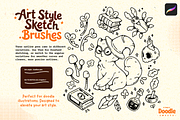Art-Style Outline Brushes, a Brush Add-On by TheDoodleSweets (Thumbnail 2 of 4)
