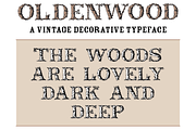 Font: Oldenwood - Caps Only, a Font by Vertigo Creative Products (Thumbnail 3 of 4)
