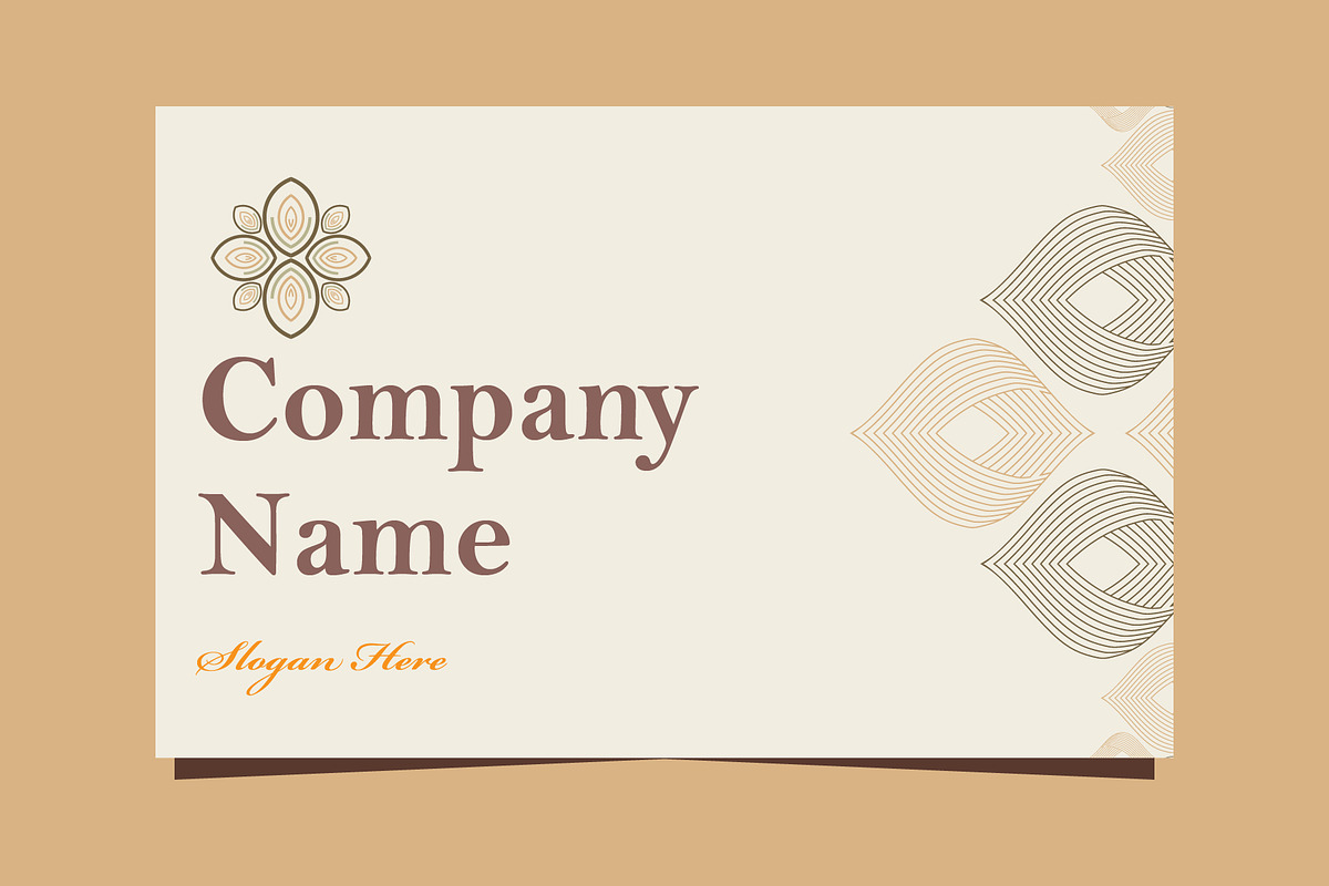 Natural Floral Business card, a Marketing Template by sekitarief (Photo 3 of 3)