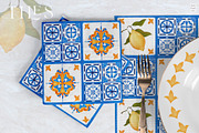 Mediterranean tiles Seamless Pattern, a Pattern Graphic by AnaGuziiArt (Thumbnail 3 of 8)