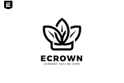 Leaf Crown Logo, a Branding & Logo Template by ehaezer (Thumbnail 3 of 4)