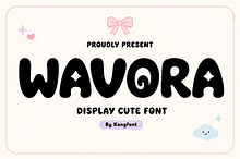 Wavora - Cute Playful Display Font