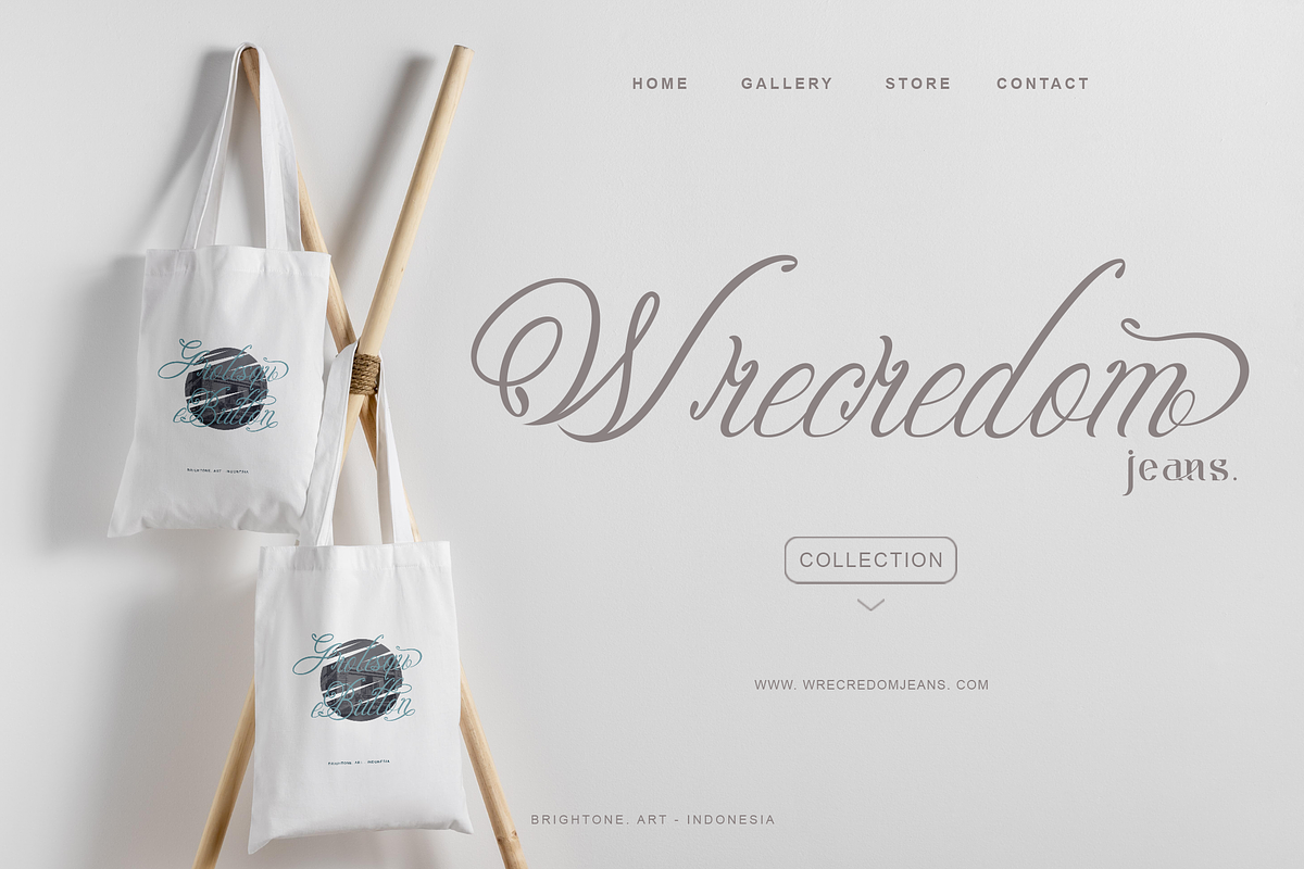 Rosallia Button - Beauty Script Font, a Script Font by Brightone (Photo 6 of 8)