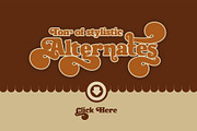 Ventabold - Retro Groovy Font Style, a Font by Revorklabs (Thumbnail 4 of 8)