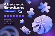 Abstract Gradient 3D, an Object 3D Model by kerismaker (Thumbnail 1 of 8)