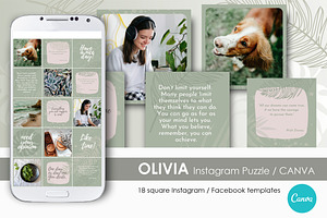 OLIVIA Instagram Puzzle / CANVA