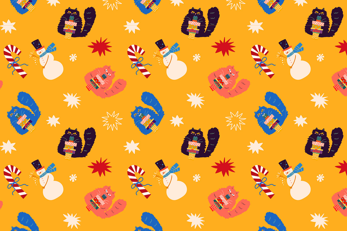 Cute Christmas collection, a Seasonal Illustration by MoleskoStudio (Photo 20 of 30)