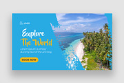 Travel Youtube Thumbnail Bundle, a Social Media Template by Shahjahangdb1 (Thumbnail 10 of 21)