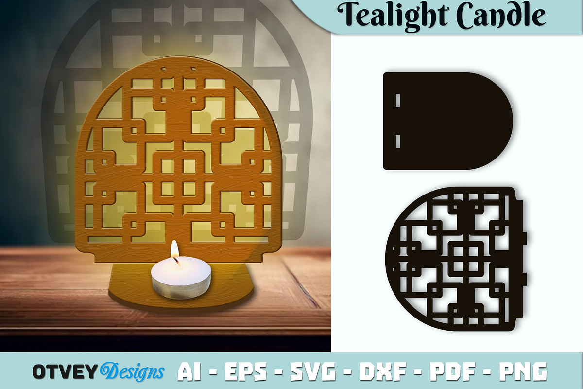 Rattan Tealight Candle Holder Laser, an Object Graphic by OTVEY DESIGN (Photo 3 of 13)