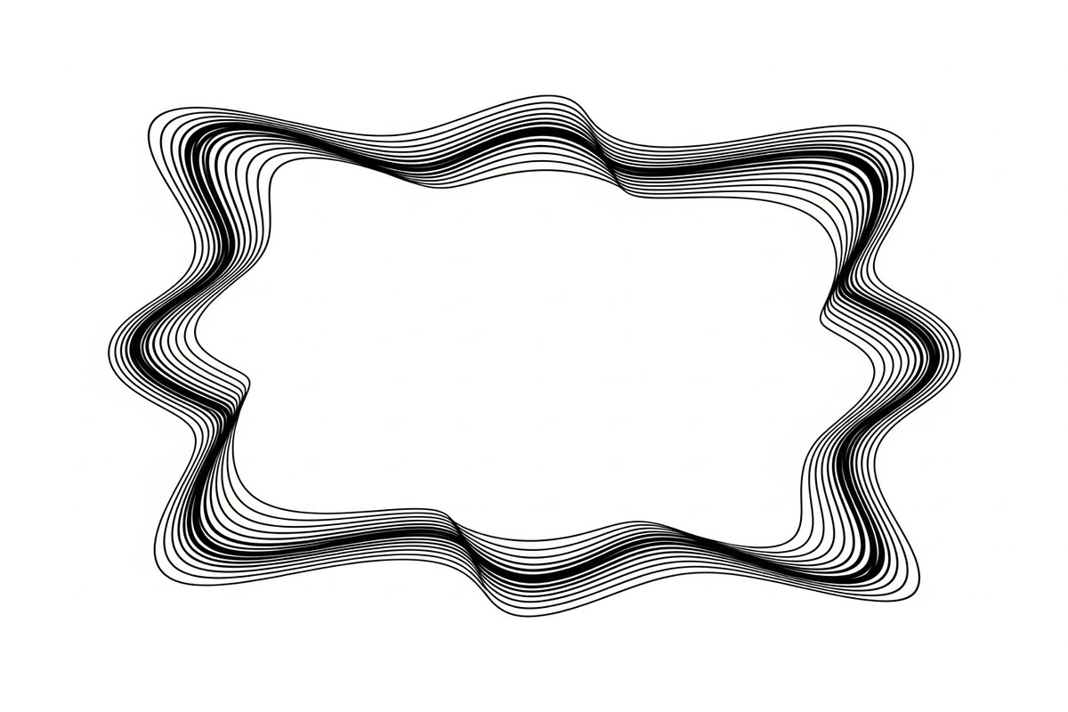 Abstract Line Frame SVG Bundle, an Illustration by yasushie (Photo 13 of 31)