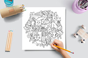 Coloring Pages Mega Collection, an Animal Illustration by Gulnara Sabirova (Thumbnail 13 of 13)